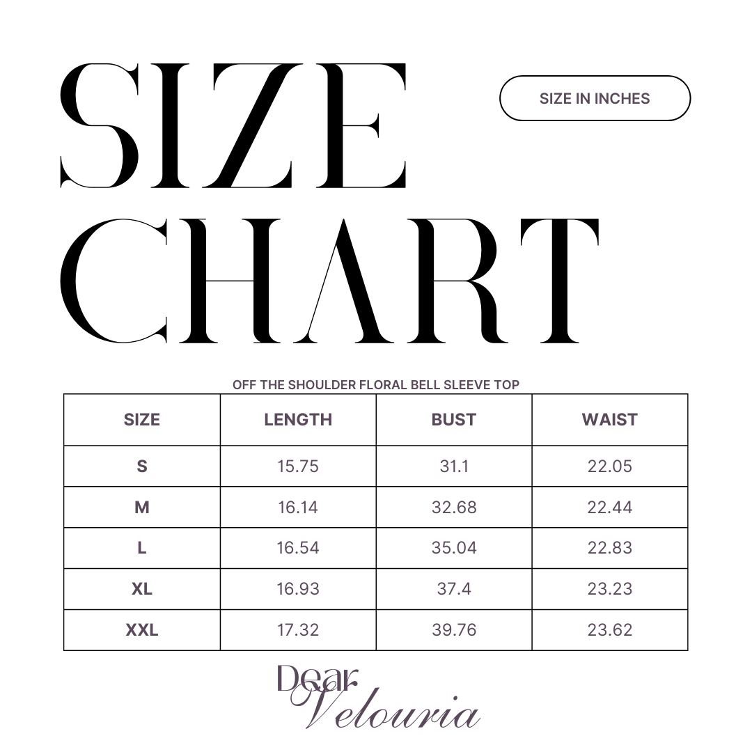 STRAPLESS FLORAL BELL SLEEVE TOP