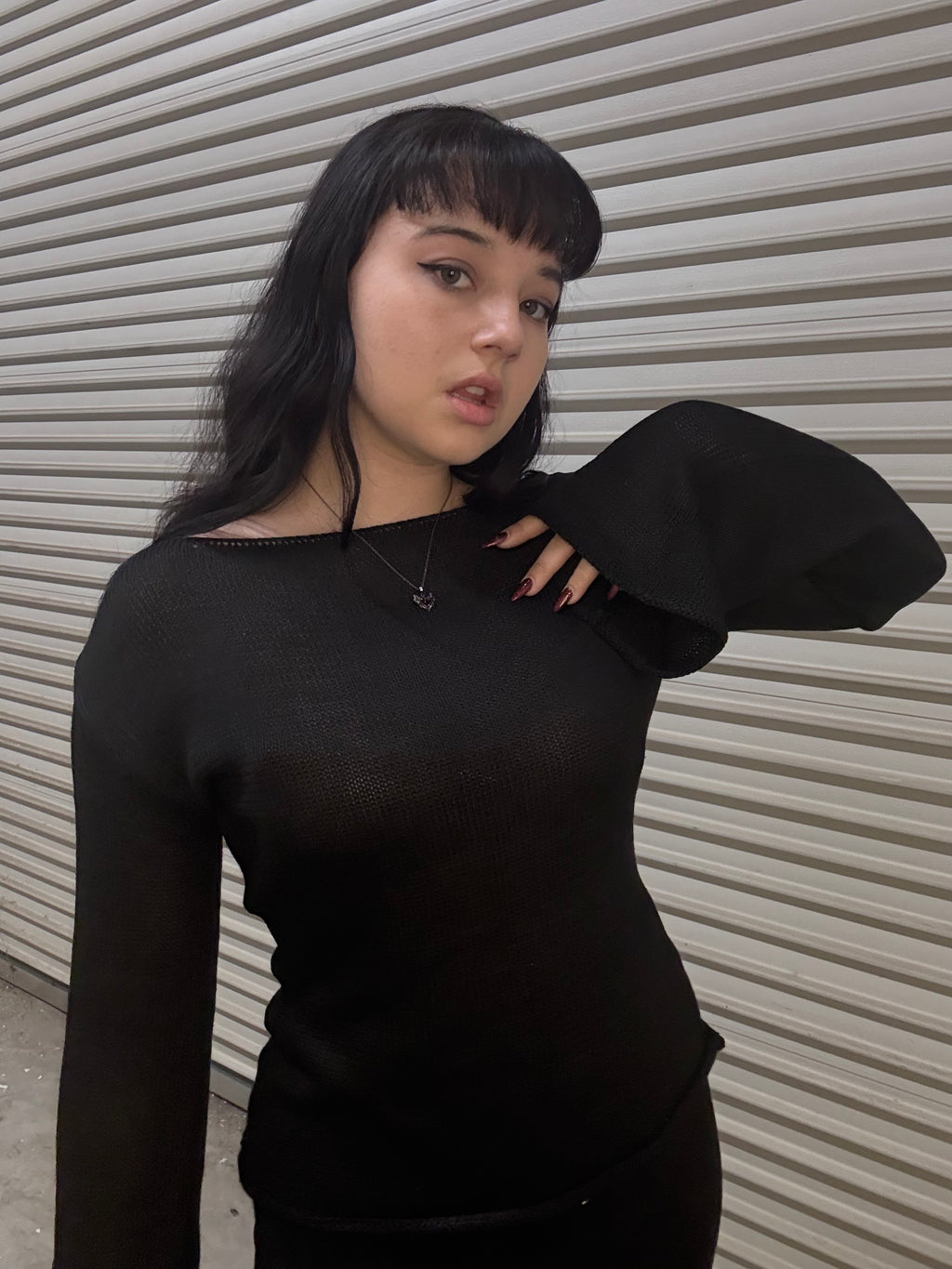 BELL SLEEVE OFF THE SHOULDER TOP