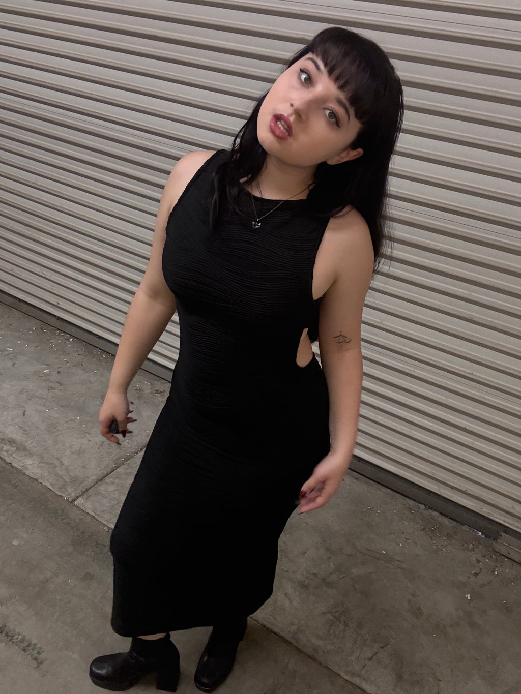 BACKLESS MUMMY MAXI SLEEVELESS DRESS
