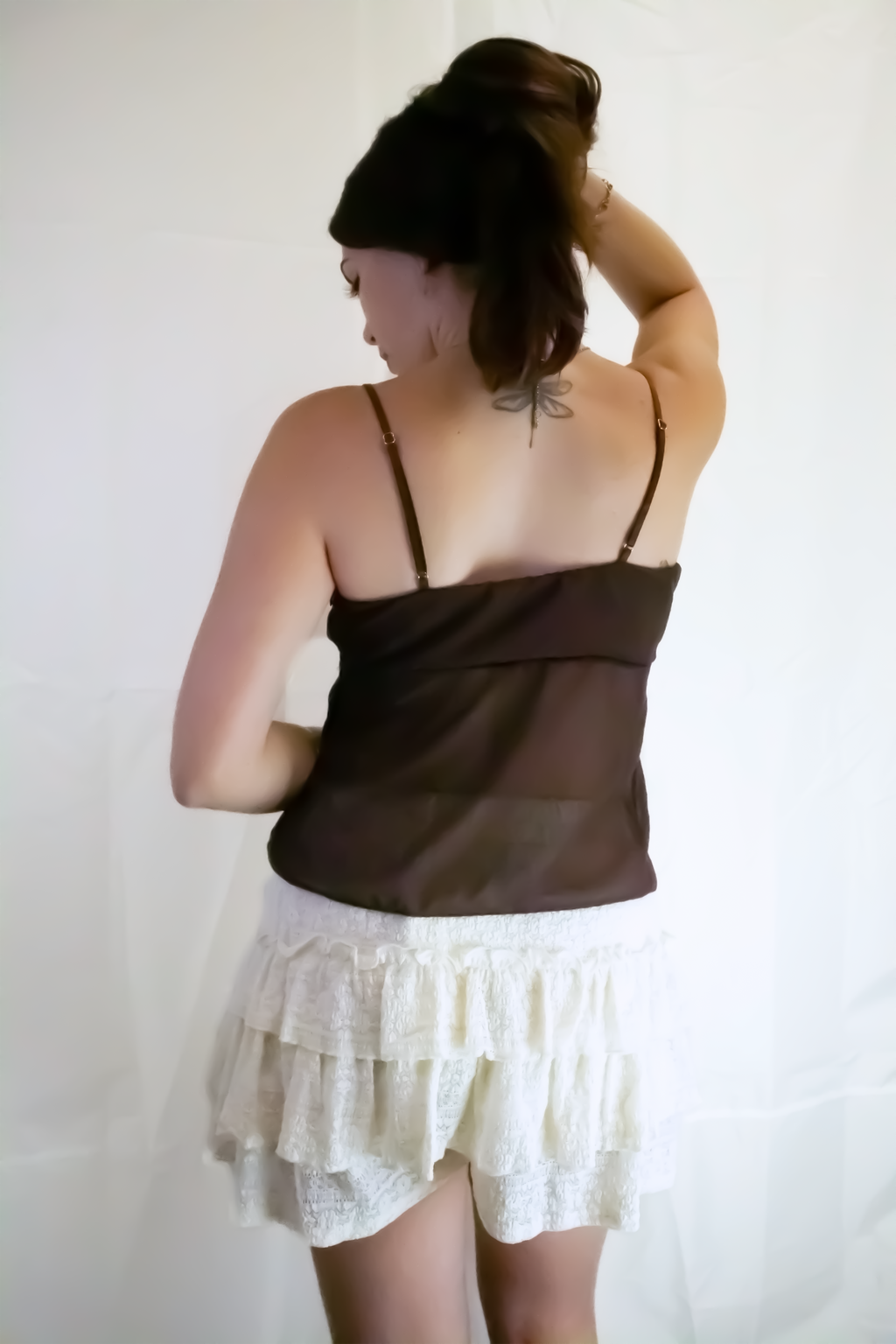 Squin Beaded Babydoll Cami Top