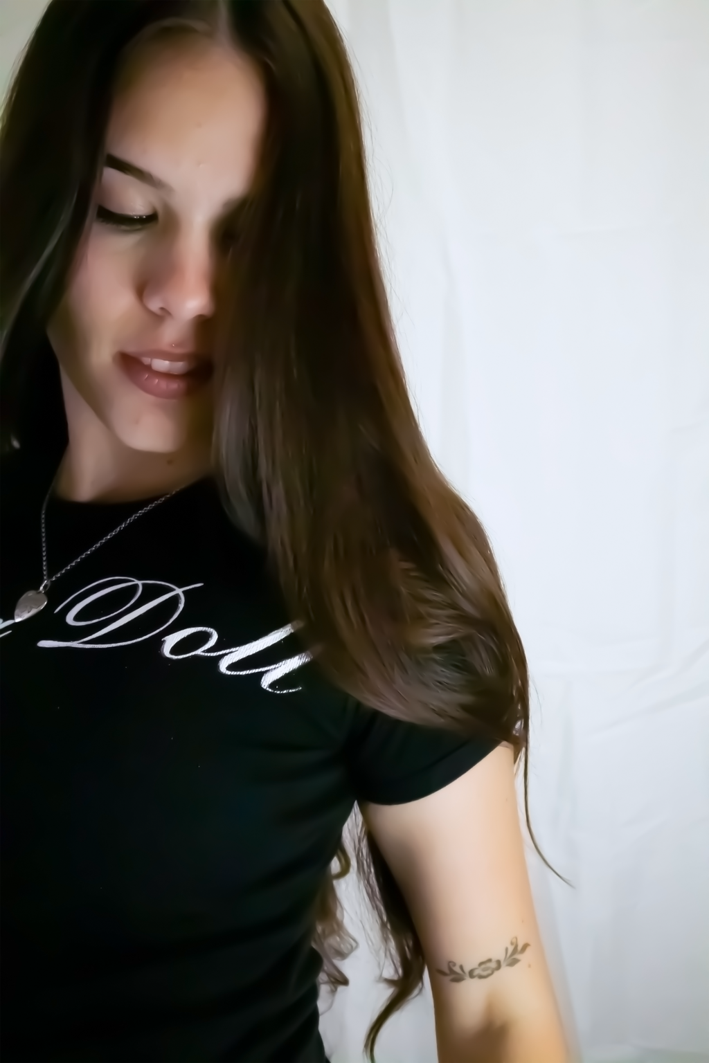 Black "Be a Doll" Baby Tee