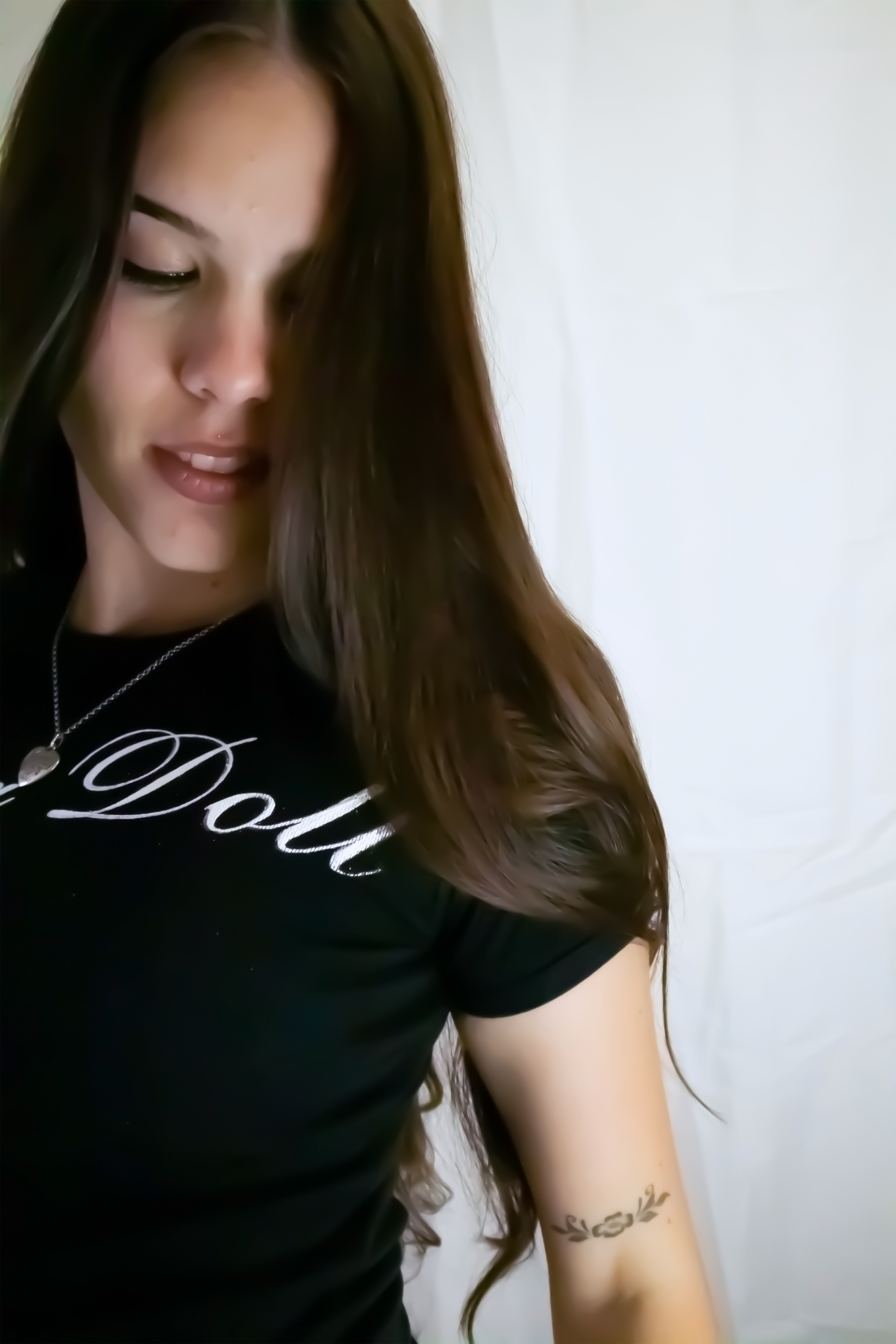 Black "Be a Doll" Baby Tee